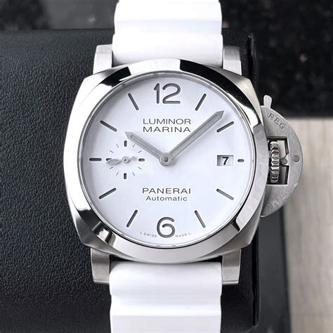 panerai white dial price|cost of Panerai watch.